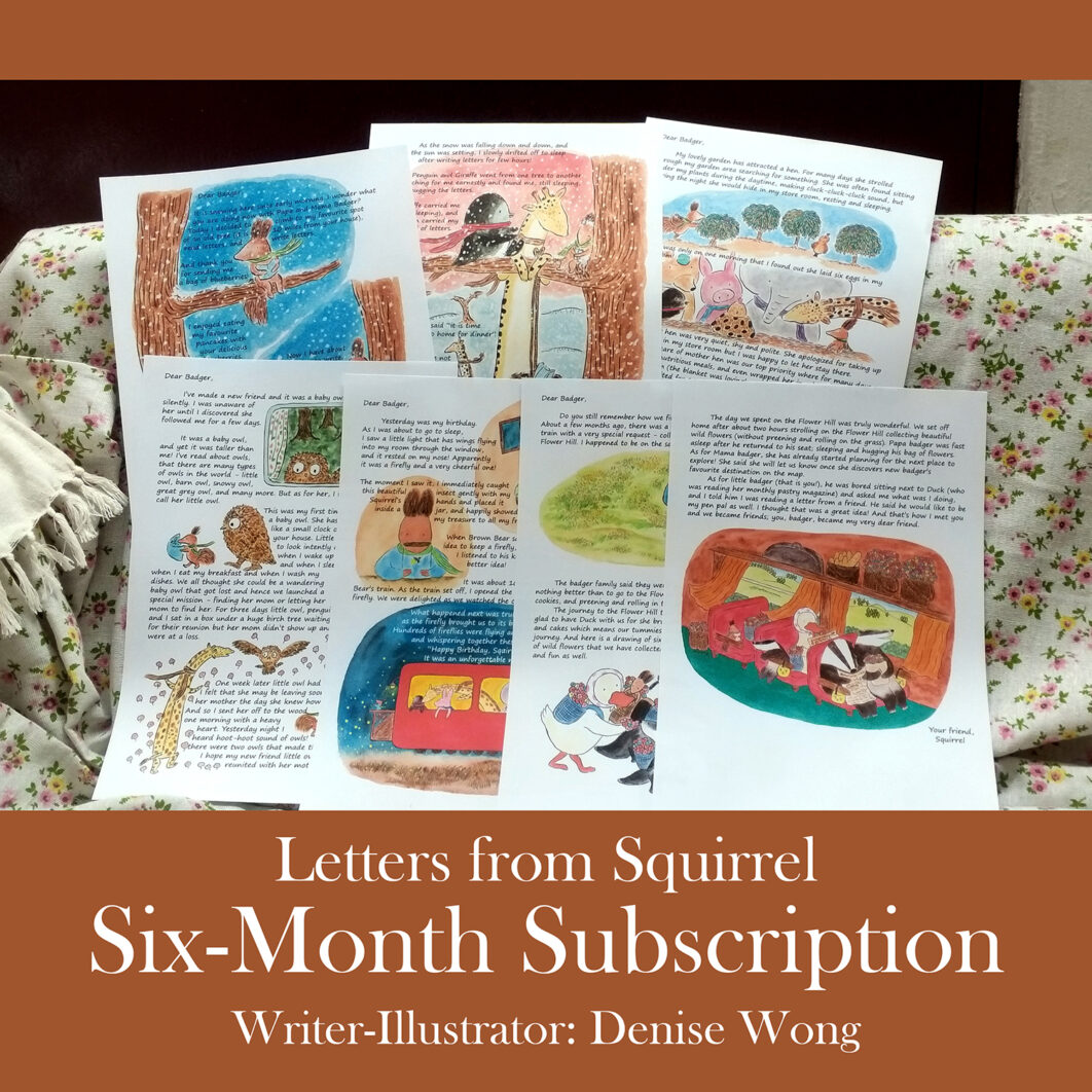 Six-Month Letter Subscription - Letters from Squirrel